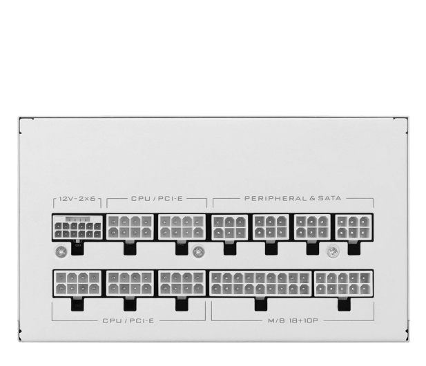 Lian Li SX Series 850W 80 Plus Platinum  ATX 3.1 White - 1476712 - zdjęcie 5